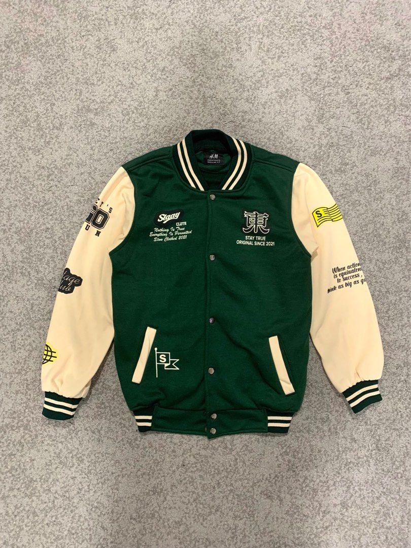 H and shop m varsity jacket