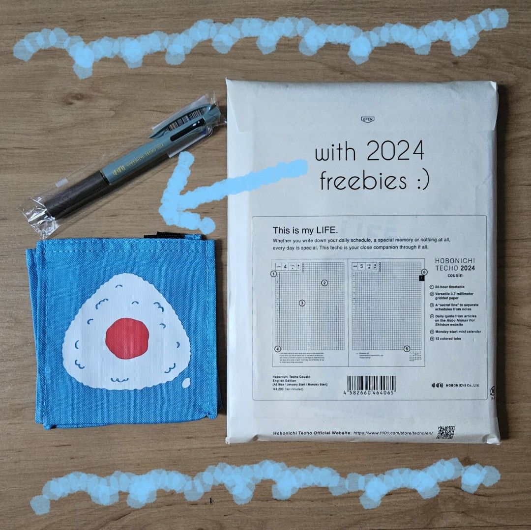 hobonichi cousin 2024 (english version), Hobbies & Toys, Stationery