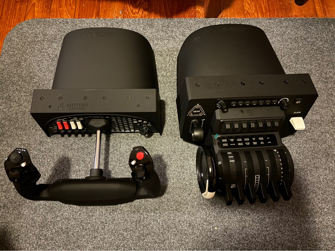 yoke and throttle set, Video Gaming, Gaming Accessories