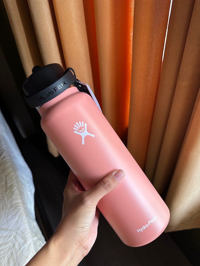 Hydroflask new color GRAPEFRUIT 40oz, Furniture & Home Living