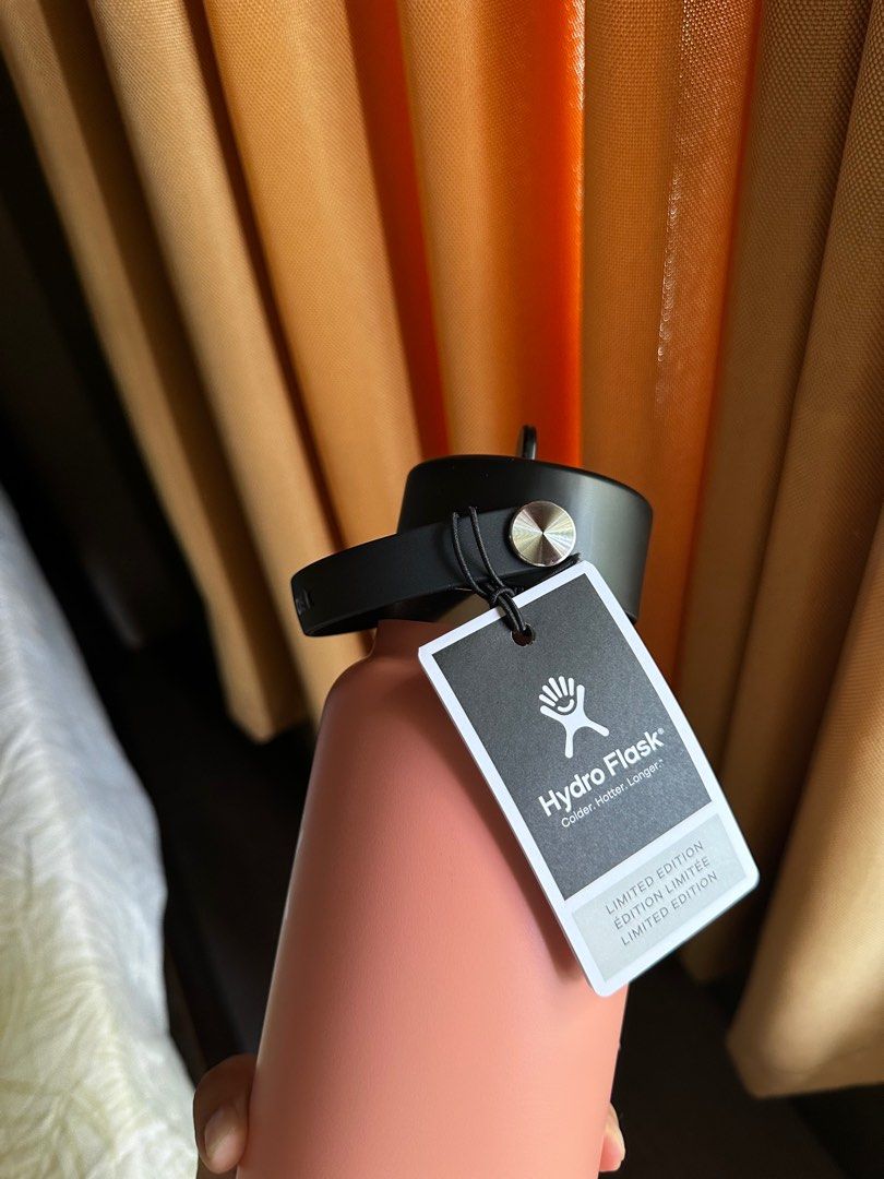 Hydroflask new color GRAPEFRUIT 40oz, Furniture & Home Living