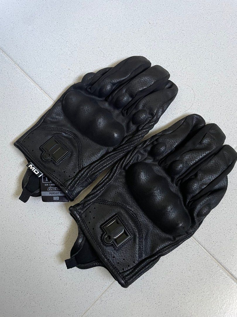 Mens leather online motorcycle gloves