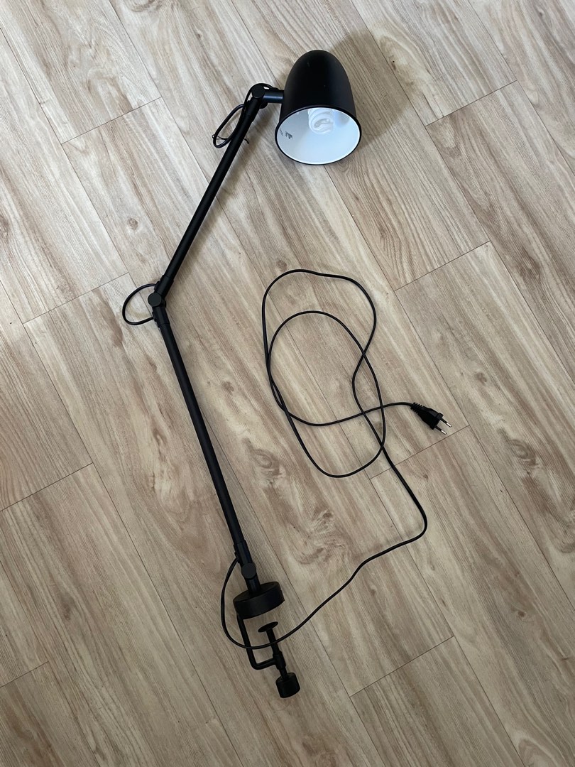 IKEA Clip-On Table Work Lamp, Furniture & Home Living, Lighting & Fans ...