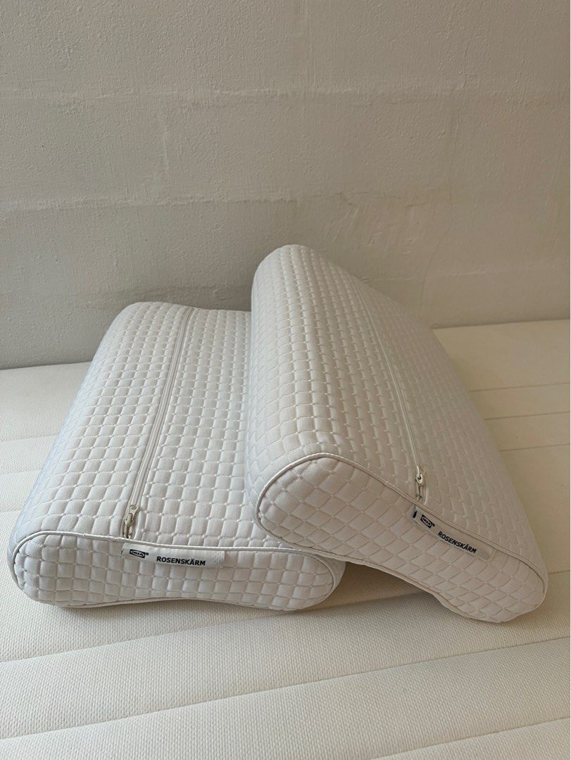 Ikea Pillow ROSENSKARM Ergonomic Pillow Side Sleeping Face Up 33x50 Cm