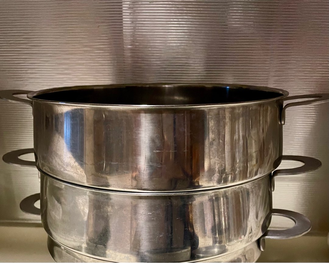 Ikea Stainless Steel Steamer/Pot inserts, Furniture & Home Living