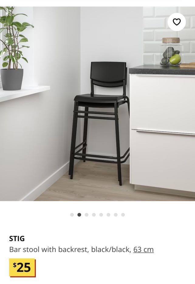 IKEA Stig Chair Furniture Home Living Furniture Chairs on Carousell