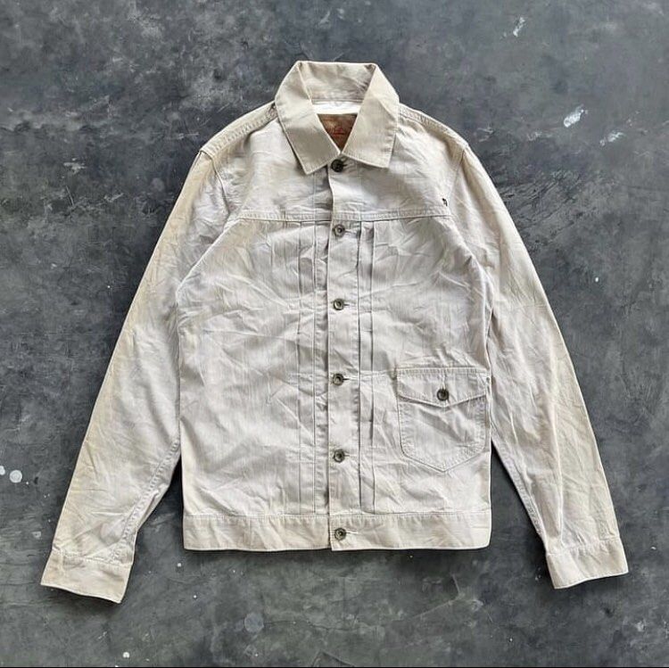 Jaket trucker canvas store