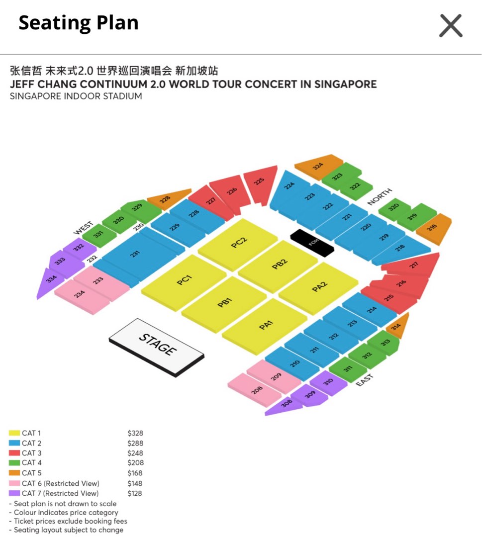Jeff Chang 张信哲 concert 2023 in Singapore, Tickets & Vouchers, Event