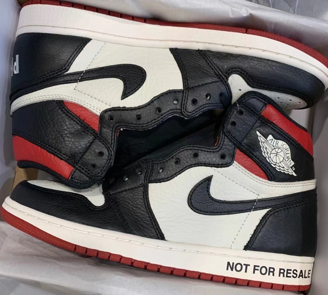 Nike air jordan deals 1 not for resale