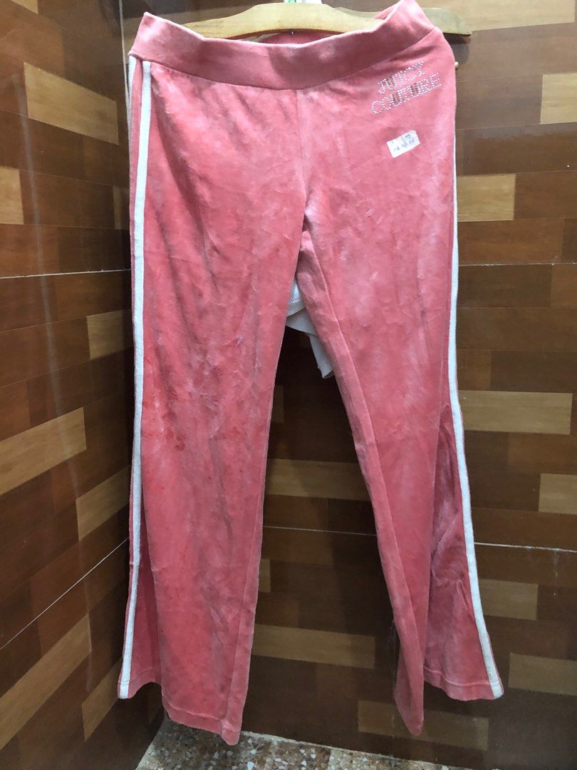 y2k low waist flare sweatpants juicy couture insp, Women's Fashion,  Bottoms, Other Bottoms on Carousell