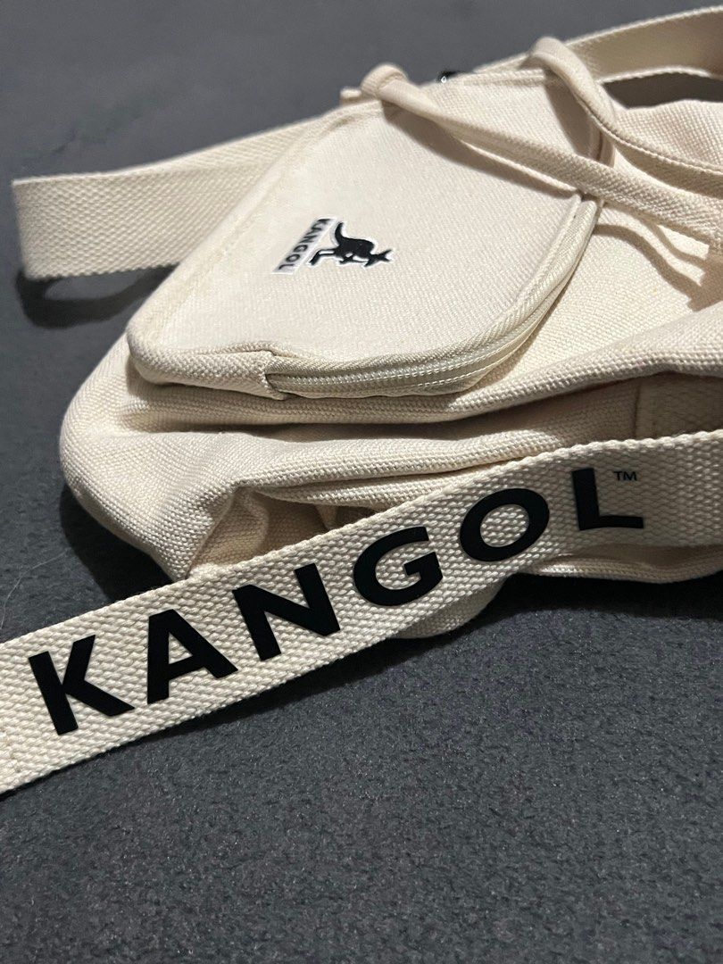 Kangol Bucket Crossbody Bag (Category: Cross-body Bags) located in Manila. Submitted by elliefinds (Listing ID 1266365208, Image 2). Description: Used only a few times Original 100% Bought for 2k+++ in Vietnam (Sneakerbuzz store).