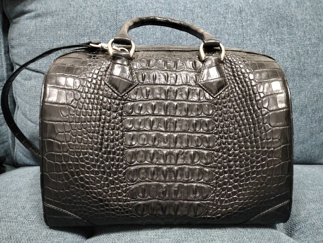 Genuine crocodile top handbags for sale