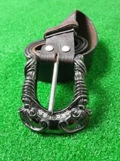 hare japan full genuine leather studded belt vintage vtg og WIP