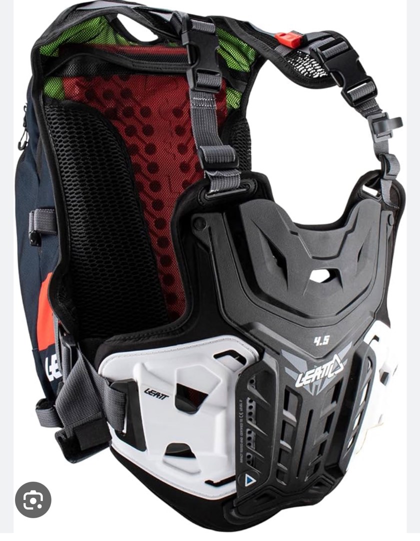 Leatt 4.5 Hydra chest Protector, Motorcycles, Motorcycle Apparel on Carousell