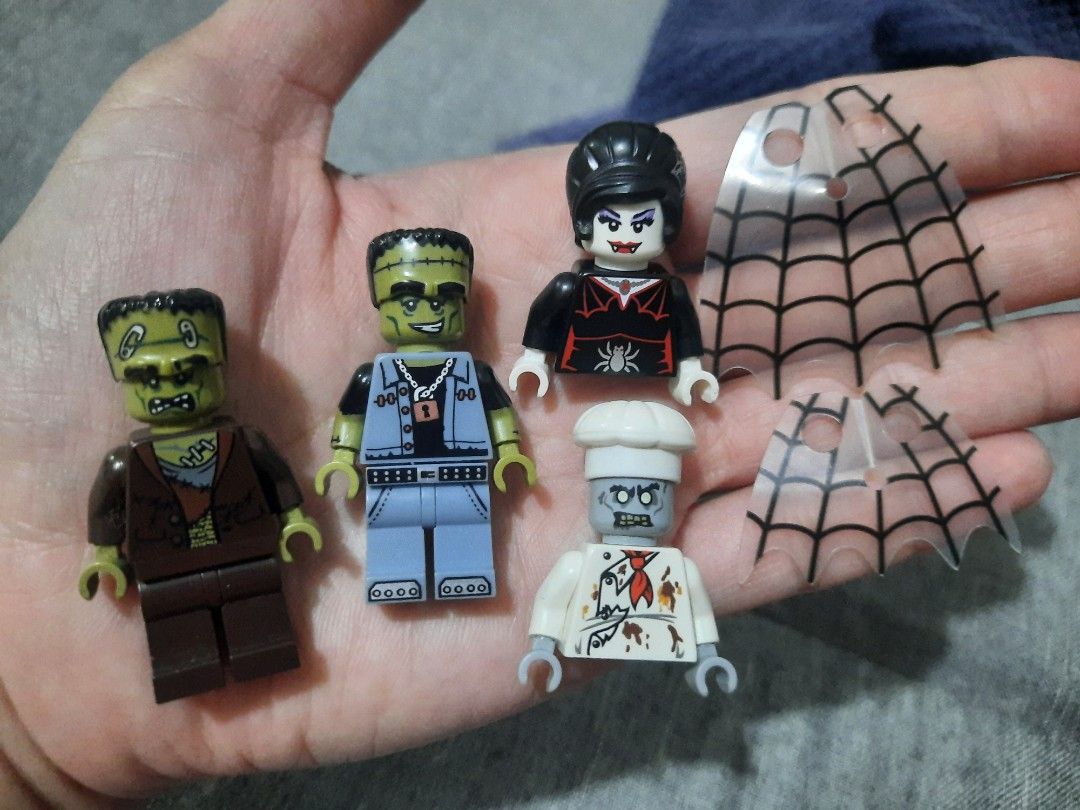Lego Frankenstein Spider Lady Zombie Chef Minifigures Minifigs Lot