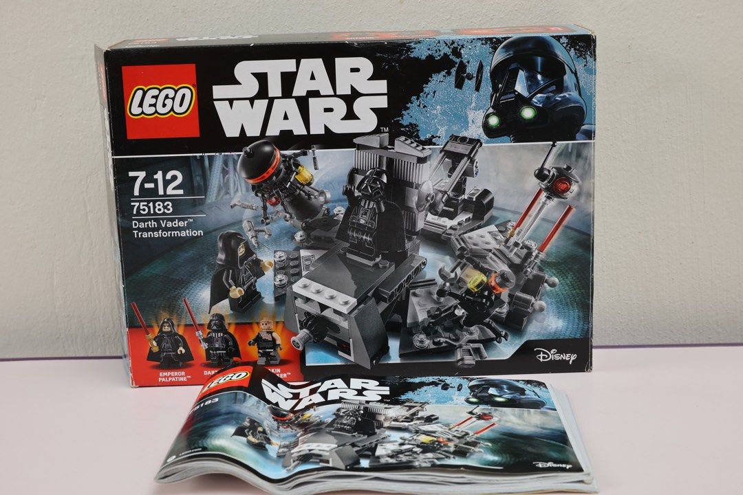 Lego Star Wars Darth Vader Transformation 75183 Hobbies Toys
