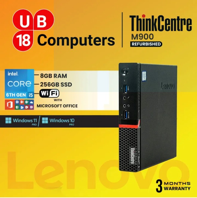 Desktop Computer Lenovo ThinkCentre M710q Tiny Intel Core I5-7500t