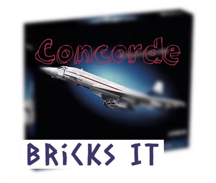 Lepin Concorde Aeroplane Building Block Bricks Compatible Set, Hobbies ...