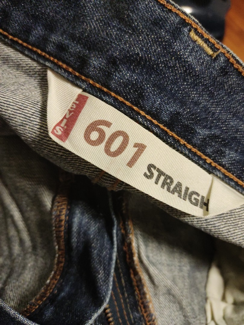 Levis 601 straight, Men's Fashion, Bottoms, Jeans on Carousell