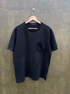 Louis Vuitton Black Cotton & Jacquard Velour Satellite T Shirt M Louis  Vuitton