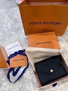 Shop Louis Vuitton Canvas Plain Leather Long Wallet Small Wallet Logo  (PORTEFEUILLE LOU, N60500) by Mikrie