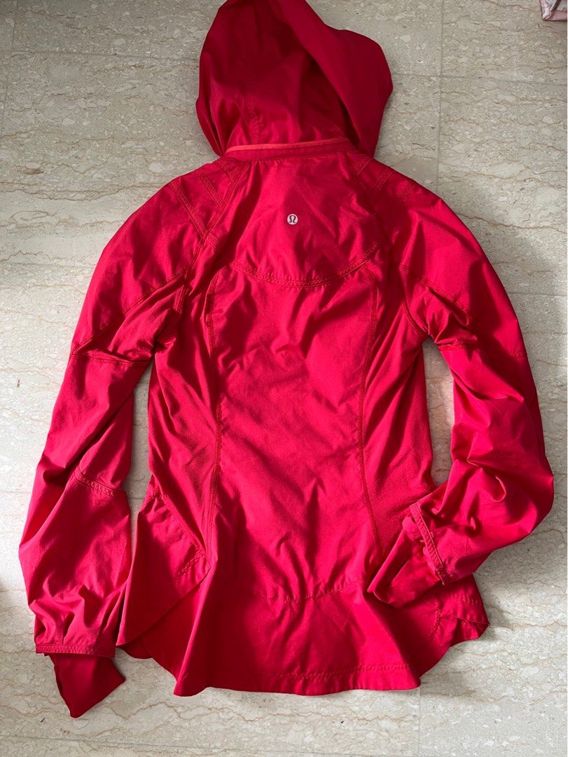 Lululemon red spring jacket