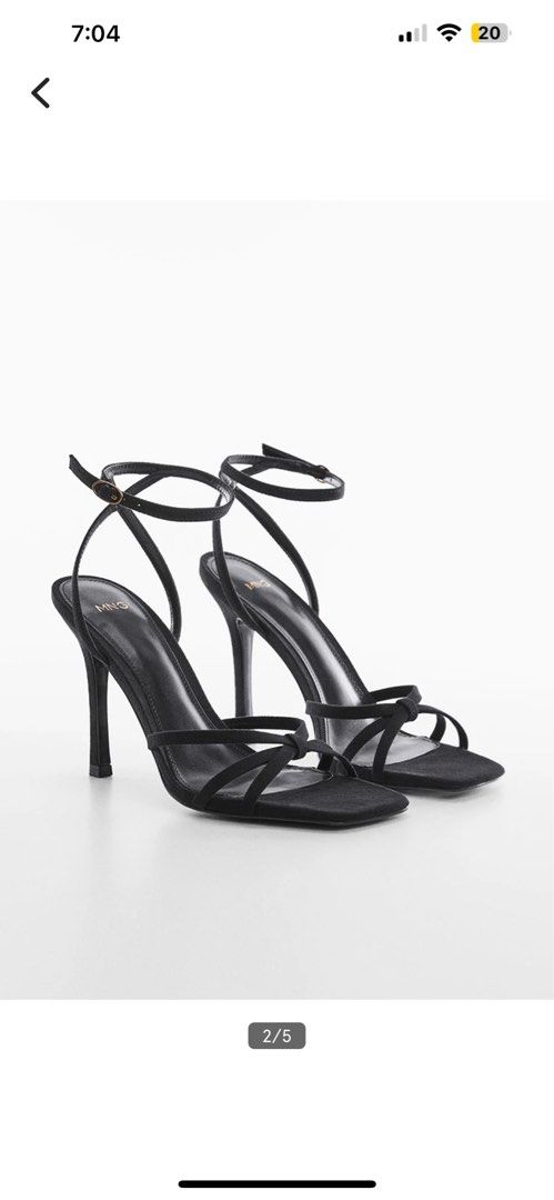 Mango Strappy High Heels Women s Fashion Footwear Heels on