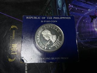 Marcos 1975 - 50 Piso Proof Coin Silver