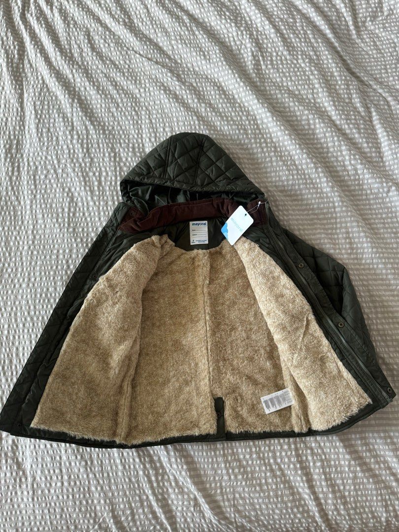 Sale Pickup by Mon 11 Dec Mayoral Quilted Coat Khaki Green Size 8
