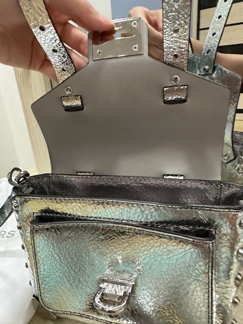 Michael kors manhattan silver cheap