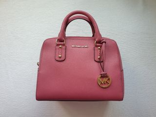 Gibson small saffiano leather satchel on sale