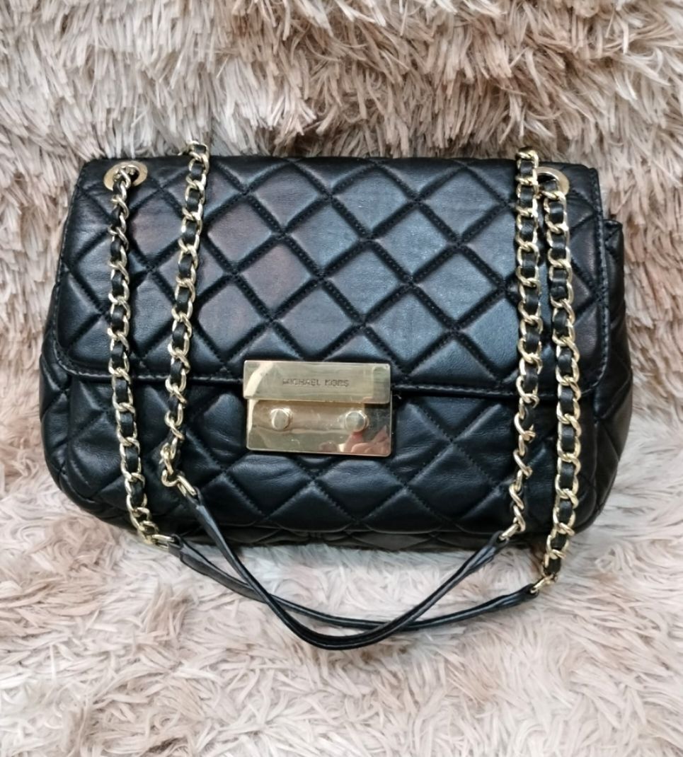 Michael kors sloan black best sale
