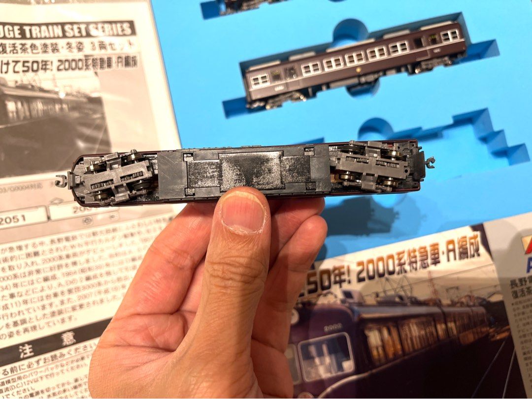 公式]鉄道模型(A3364長野電鉄 2000系 A編成 復活茶色塗装冬姿 3