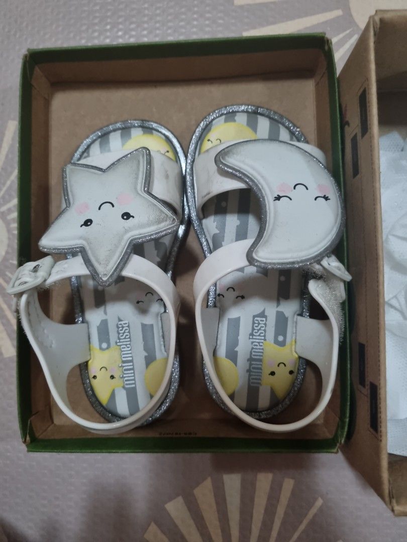 Mini melissa star moon sandals