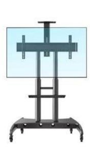 Mobile TV stand, 4 rollers with stopper function.