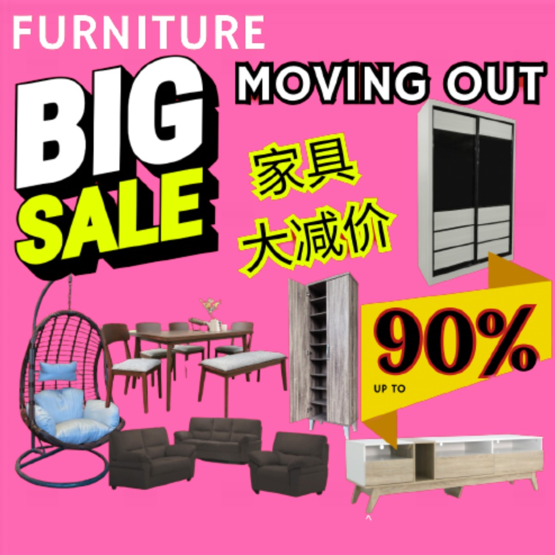 Moving Out Sale Furniture Clearance Sofa , Big wardrobe ,Bed Mattress