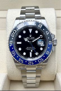 New 11/23 Rolex GMT Master II Batman 126710BLNR oyster 