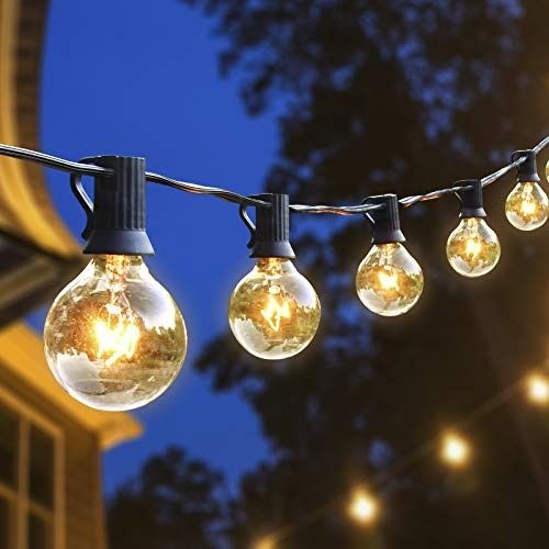 Outside shop mains lights