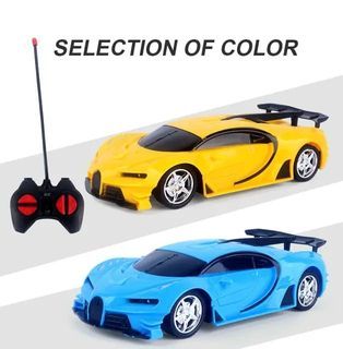 20KM/H Can Wireless RC Car Radio Remote Control Micro Racing Car Vehicle  Model Children Toy yellow blue 
