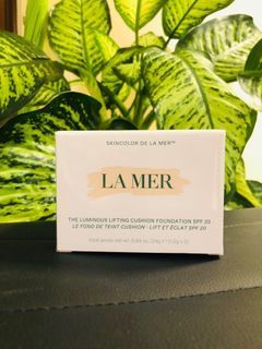 🌟New🌟 LA MER - The Luminous Lifting Cushion Foundation (#01 Pink Porcelain) 海藍之謎亮肌妍塑 氣墊粉餅 #美白 #遮暇