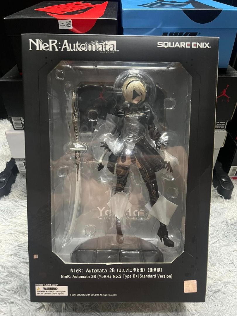 NIER AUTOMATA FIGURINE 2B ( YORHA NO.2 TYPE B ), Hobbies & Toys, Toys ...
