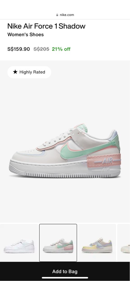 QUICK SALE NIKE air force 1 shadow Women s Fashion Footwear