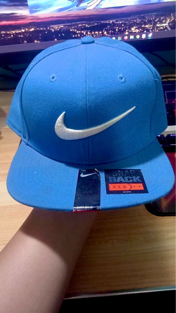 university blue nike hat