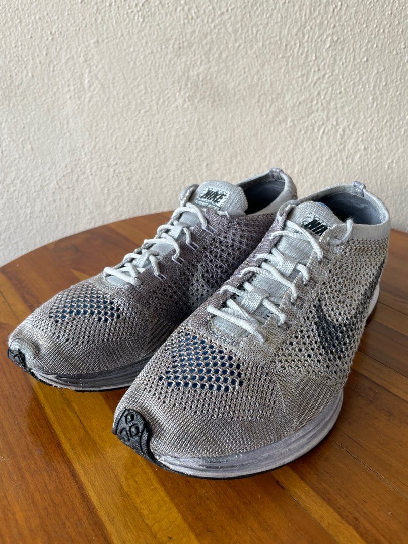 Nike flyknit racer pure platinum hot sale
