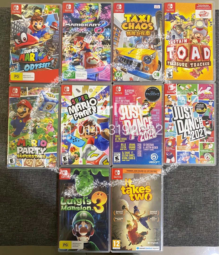 Nintendo Switch Game Cards, Video Gaming, Video Games, Nintendo on