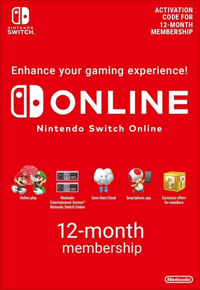 Nintendo online shop for a year
