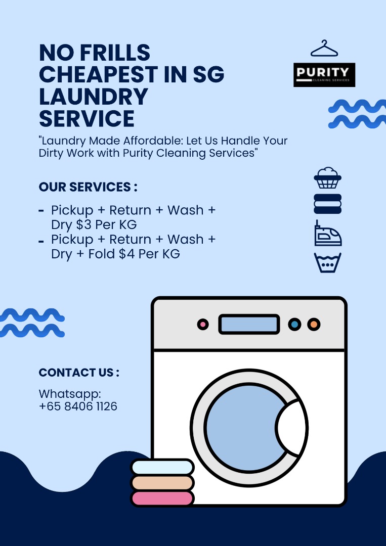 NoFrills Laundry Cleaning [CHEAPEST IN SG], Home Services, Home