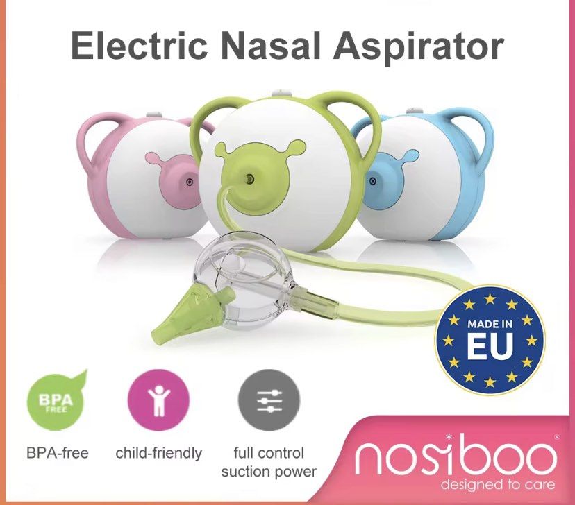 Nose aspirator hospital grade nozebot, Health & Nutrition, Medical Supplies  & Tools on Carousell