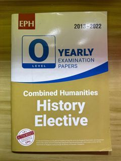 O Level TYS Combined Humanities History Elective 2013-2022
