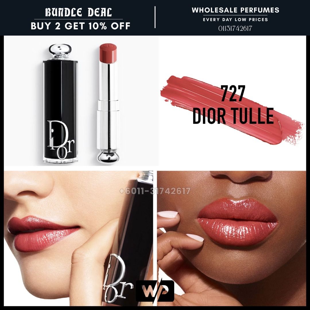 ORIGINAL DIOR ADDICT ROUGE BRILLANT 727 DIOR TULLE Beauty Personal Care Face Makeup on Carousell